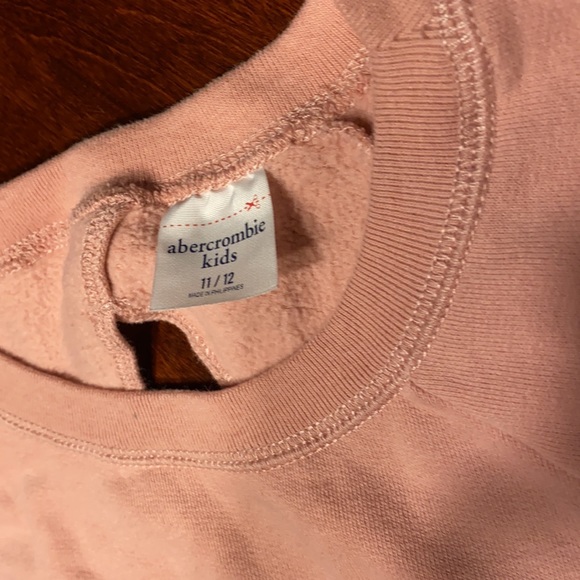 Abercrombie Kids Girl’s Sweatshirt, Pink 11/12 - Picture 3 of 7